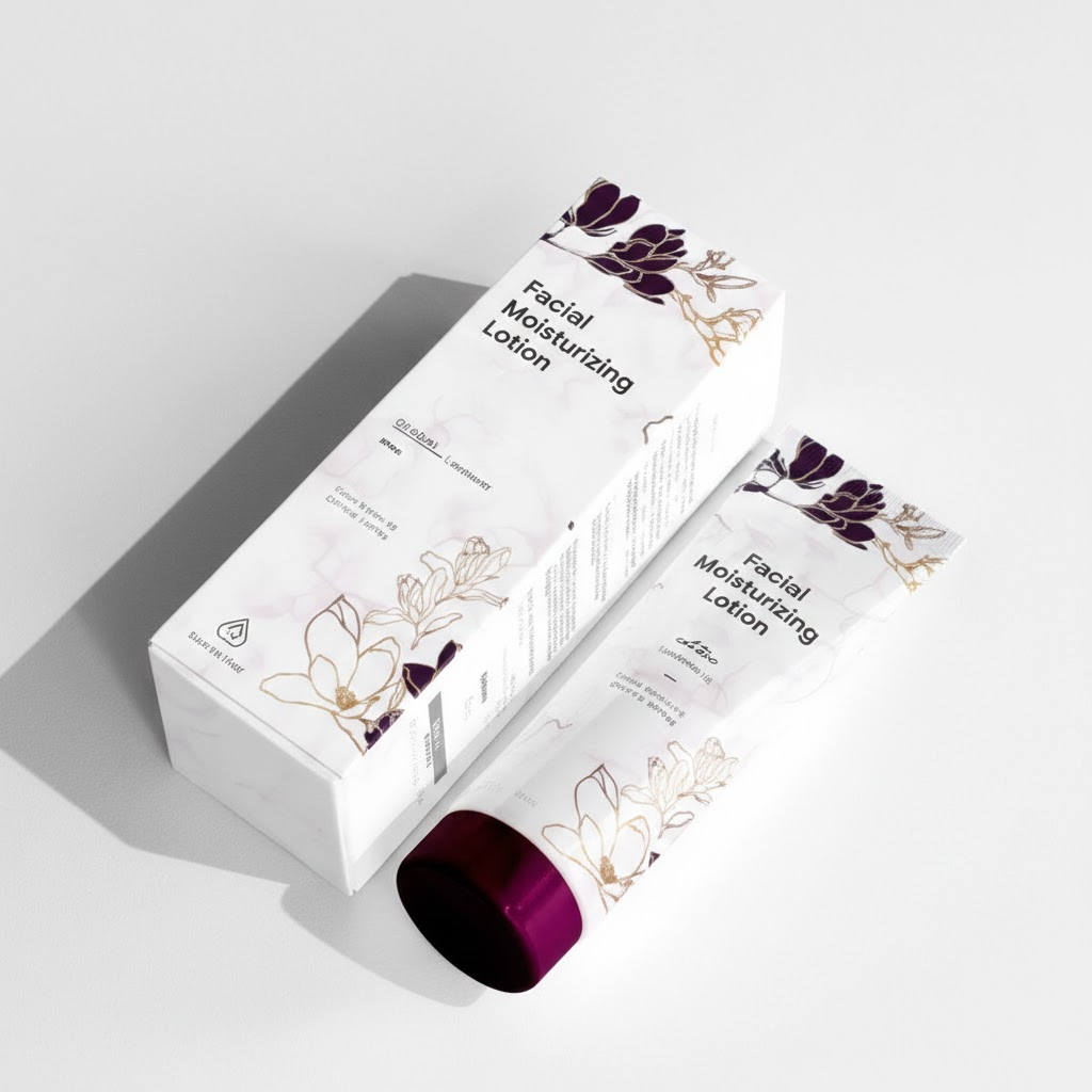 Custom moisturizer boxes with matte lamination and full-color printing for skincare brands