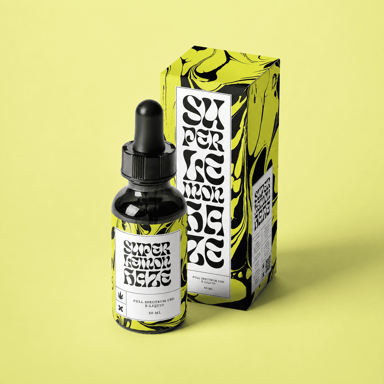 Wholesale serum boxes with bold full color printing and a matching dropper bottle for beauty brands across the USA